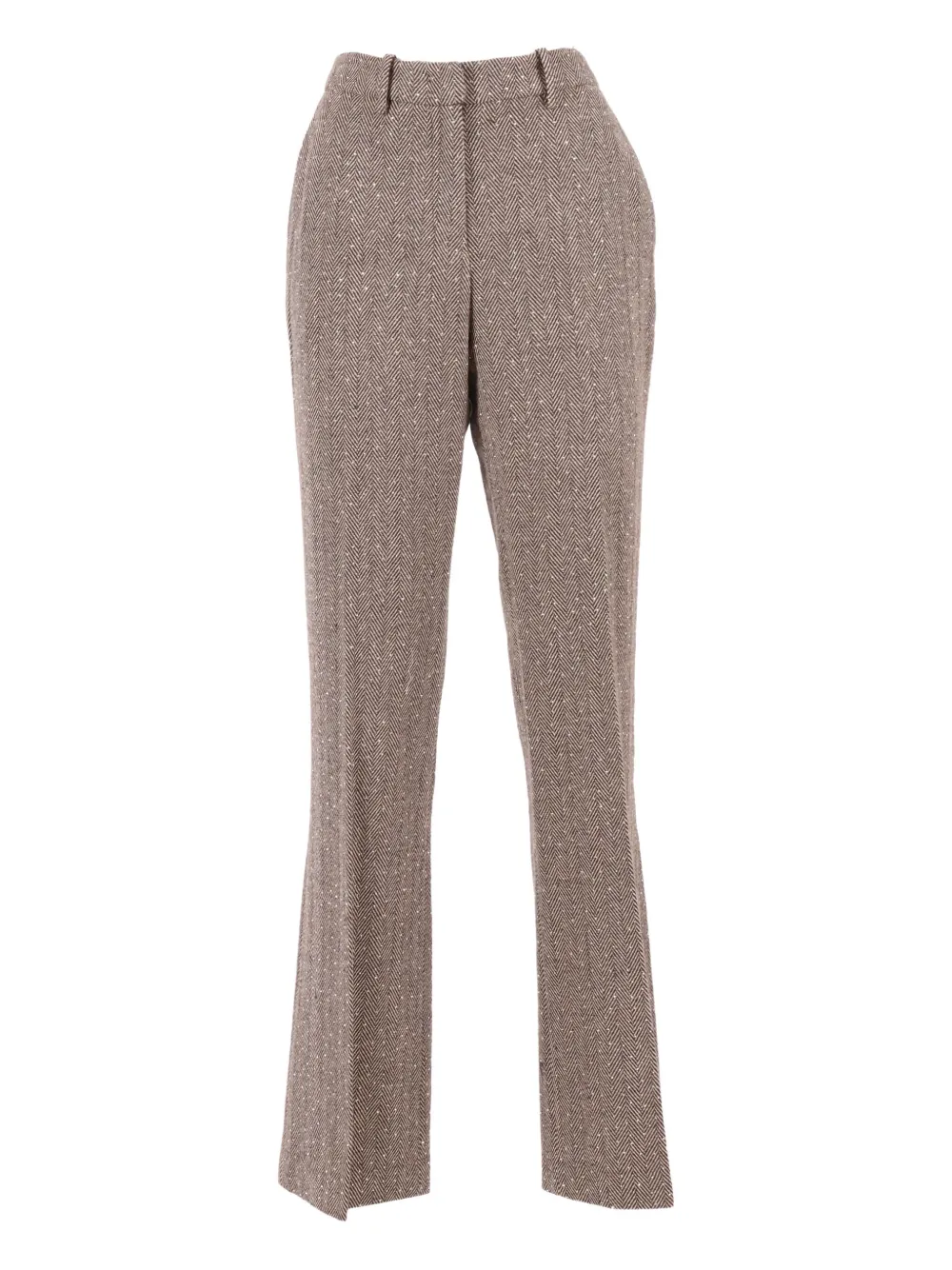 Ermanno Scervino pantalones con motivo pied de poule | marrón | Image 1