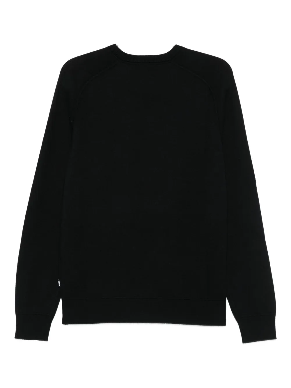 BOSS crew-neck sweatershirt - Zwart