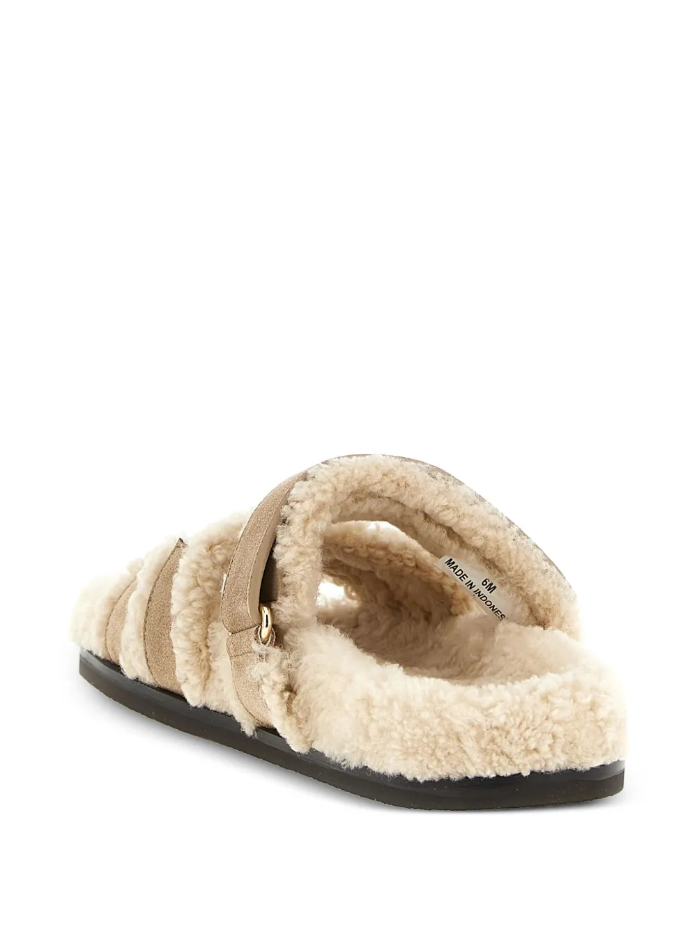 Tory Burch Ines lammy slippers Beige