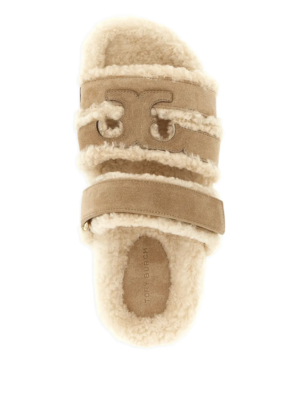 Tory Burch Ines lammy slippers Beige
