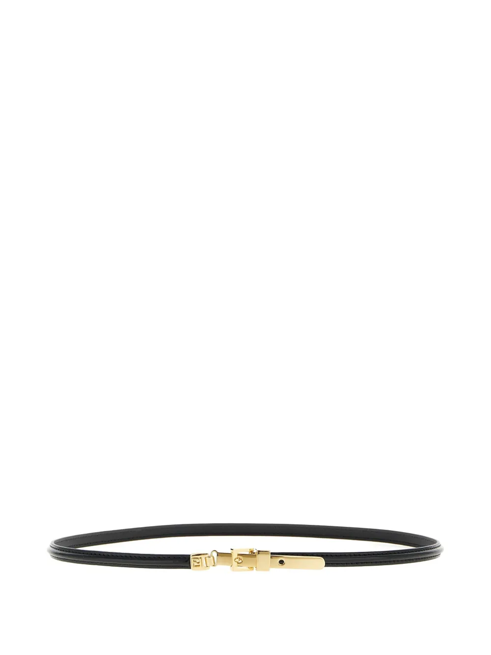 FENDI FF engraved metal loop belt - Nero