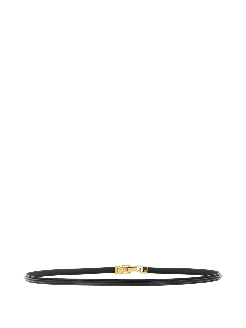 FENDI FF engraved metal loop belt - Zwart