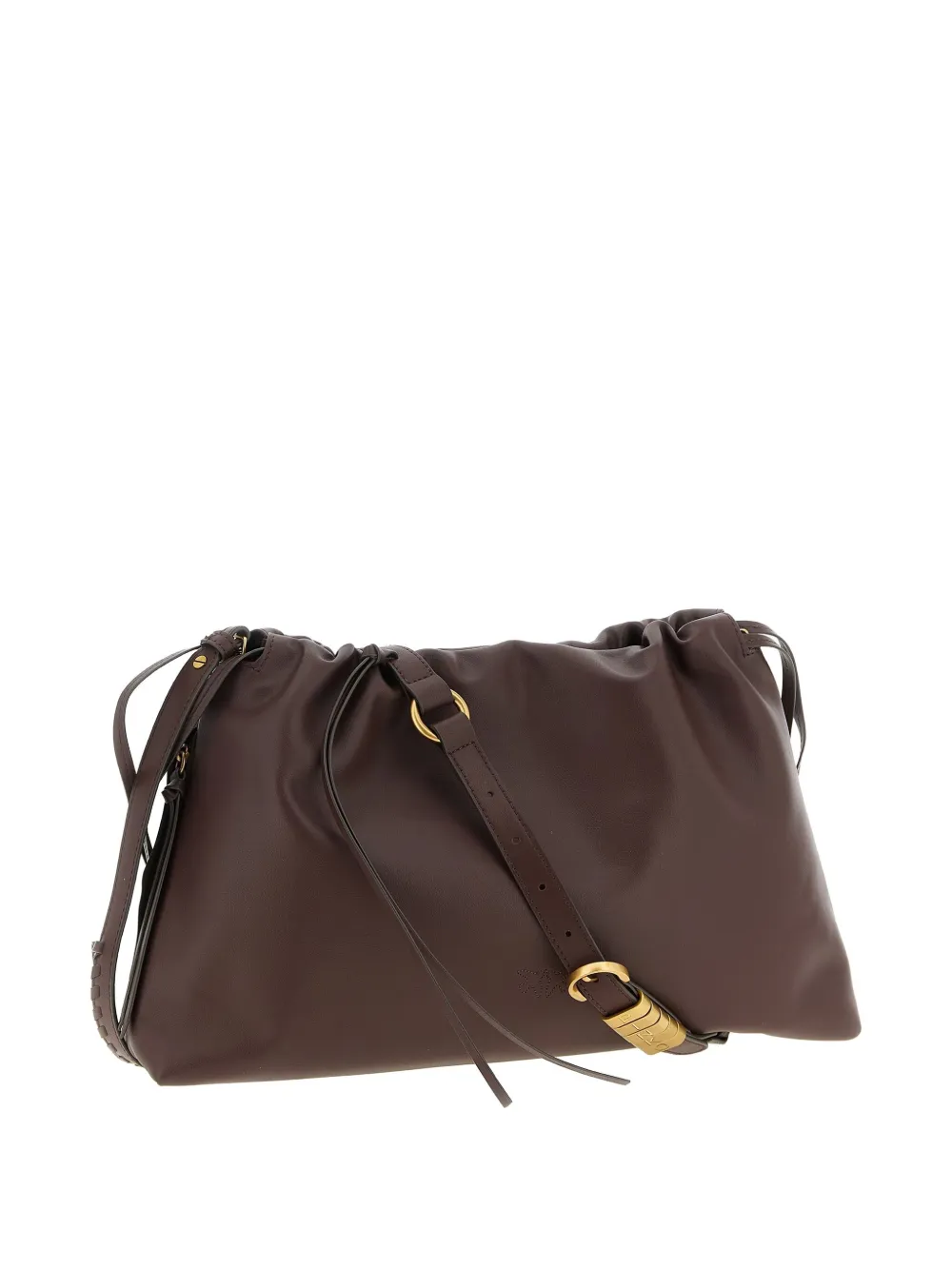 PINKO Clutch van glas leer - Bruin