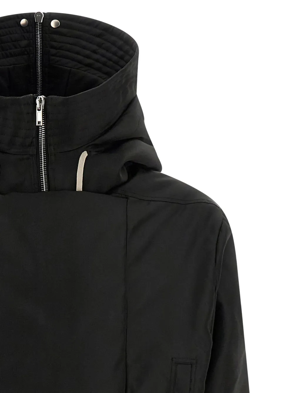 Rick Owens Drkshdw Alice Cropped Down Parka In Black