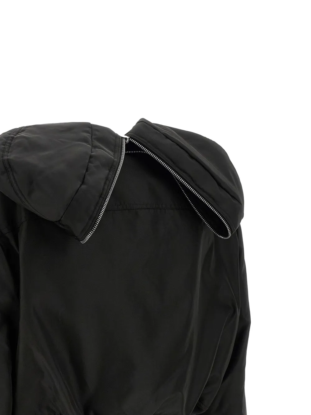 Rick Owens Drkshdw Alice Cropped Down Parka In Black