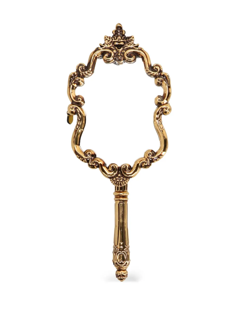 Moschino mirror removable-chain clutch | Gold | Image 1