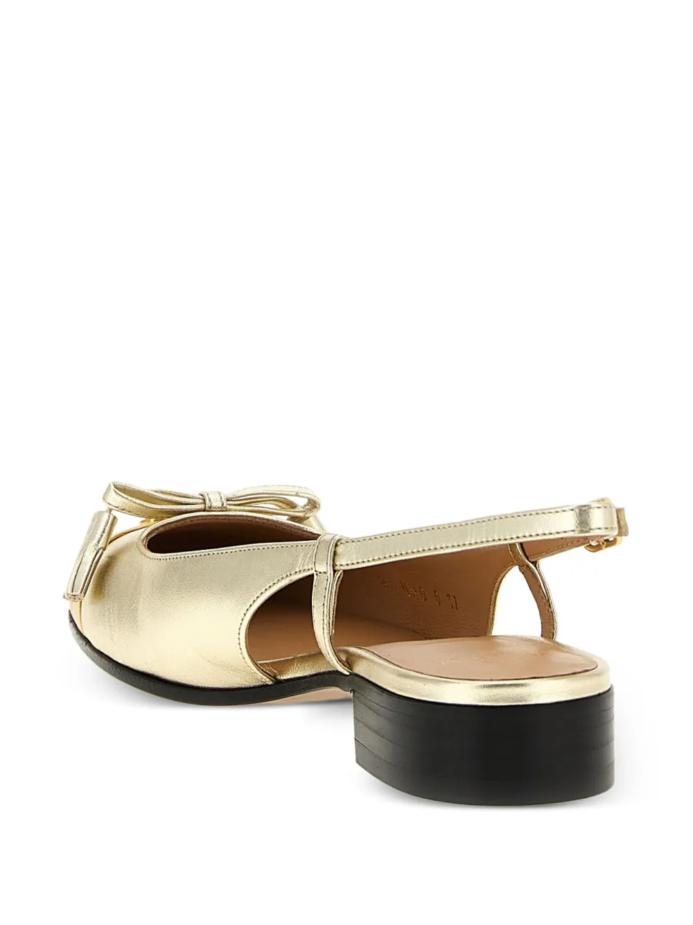 Valentino Garavani Valet Du Ro slingback schoenen met strik Goud