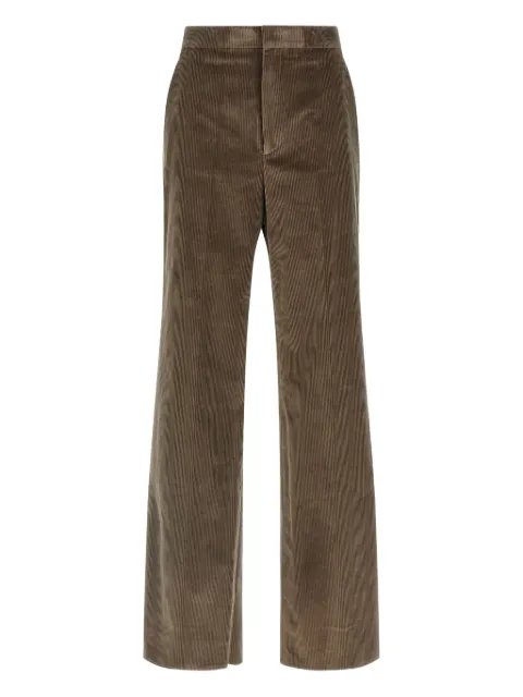 Tagliatore corduroy pleat trousers