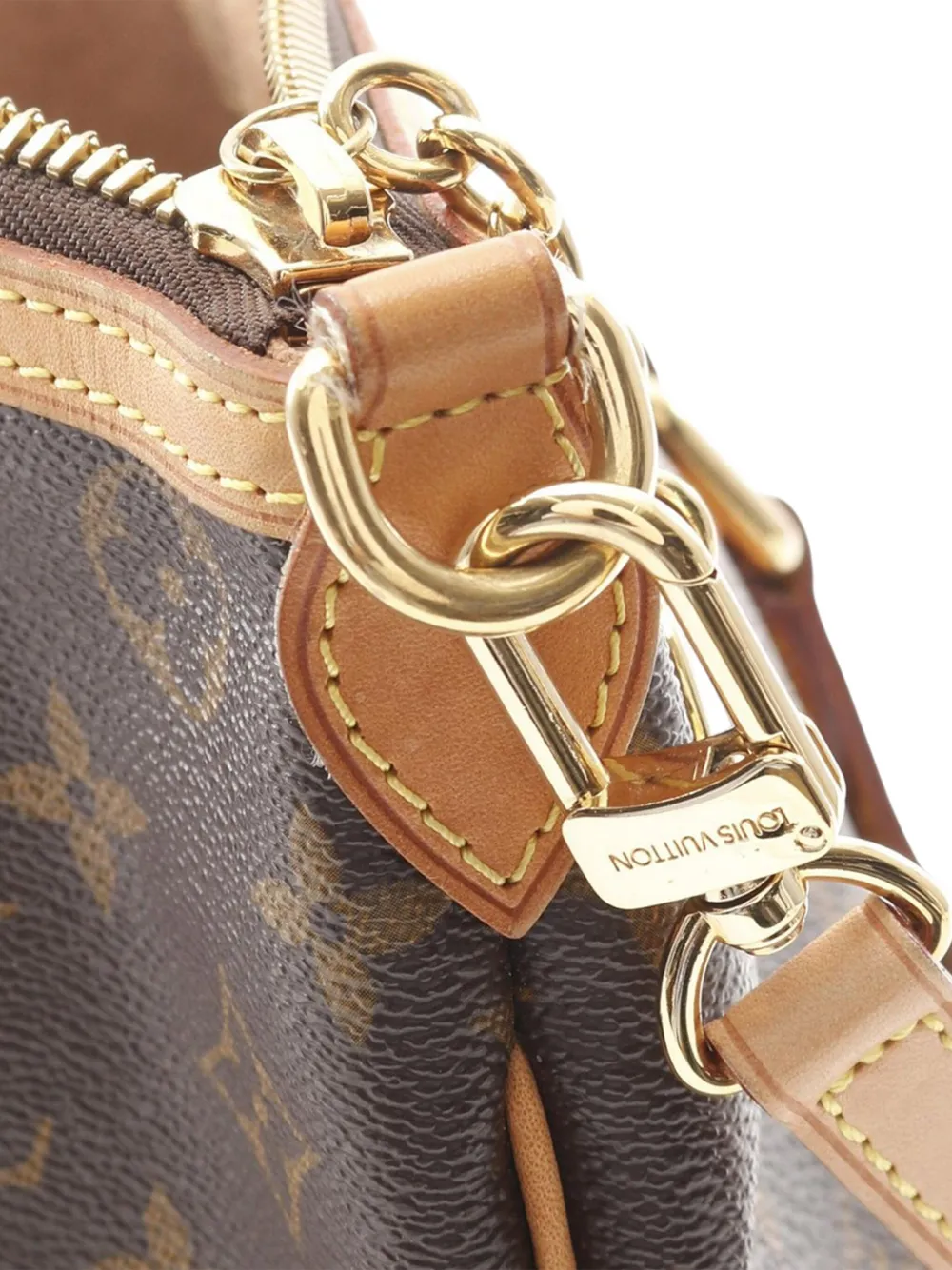 Pre-owned Louis Vuitton 2010 Monogram Palermo Pm Satchel In Brown