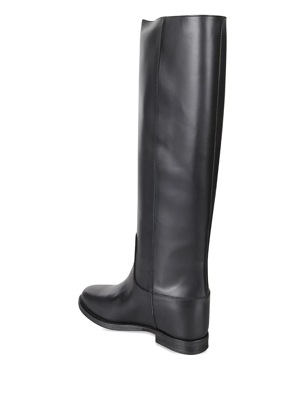 Via Roma 15 Laarzen met logoplakkaat Zwart