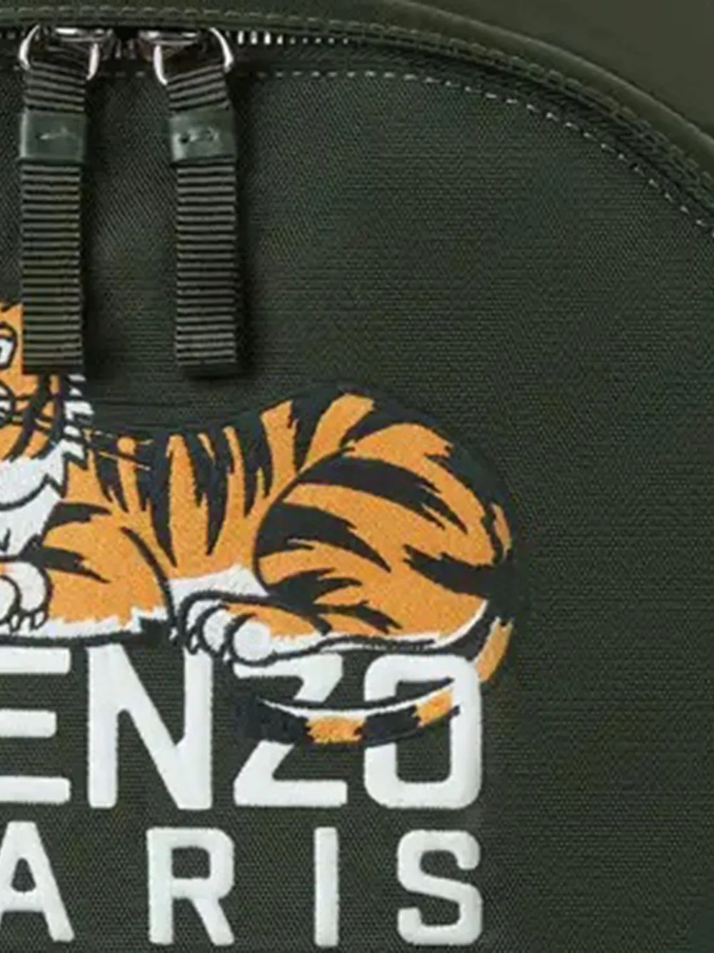 Kenzo Rugzak met tijgerapplicatie Groen