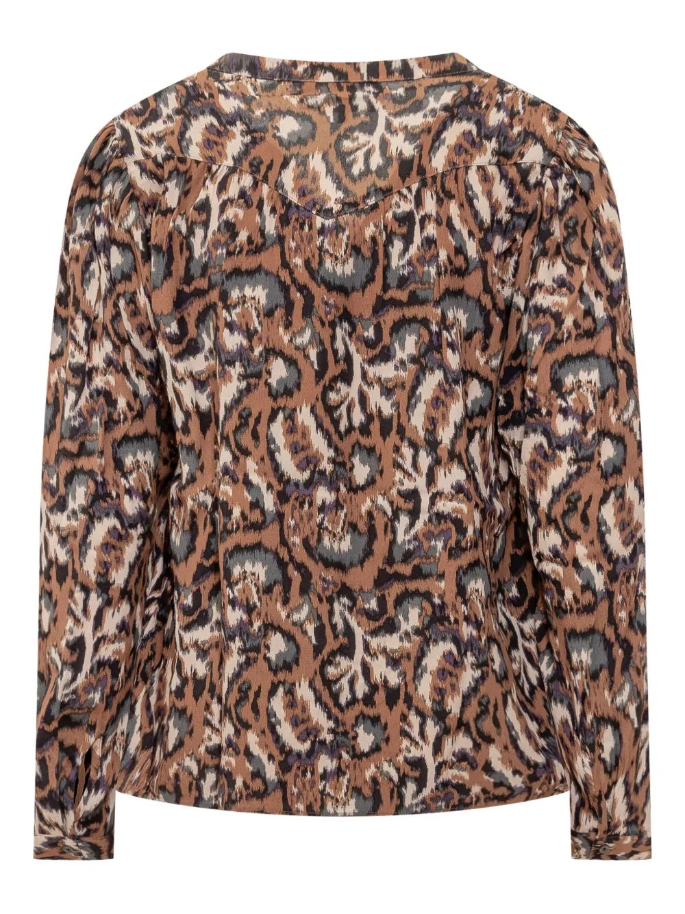 Ba&Sh Onada buttoned-printed shirt - Bruin