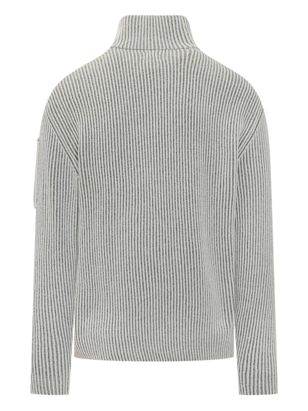 C.P. Company ribbed zip sweatshirt - Grijs