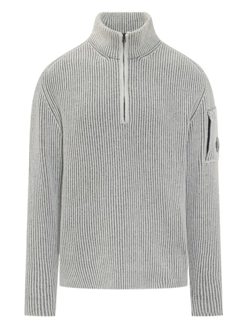 C.P. Company ribbed zip sweatshirt