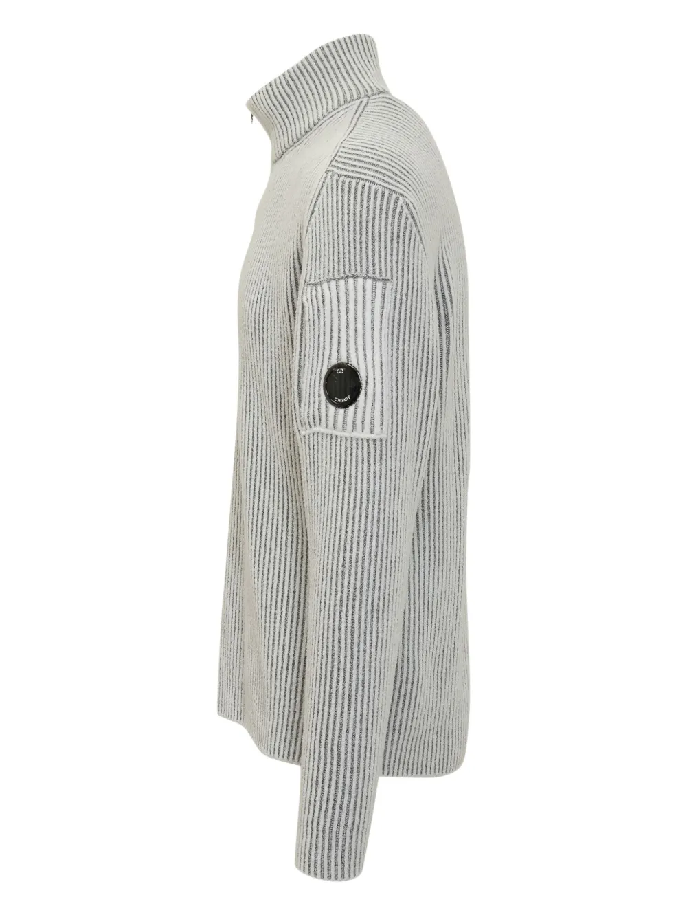 C.P. Company Geribbelde sweater Grijs