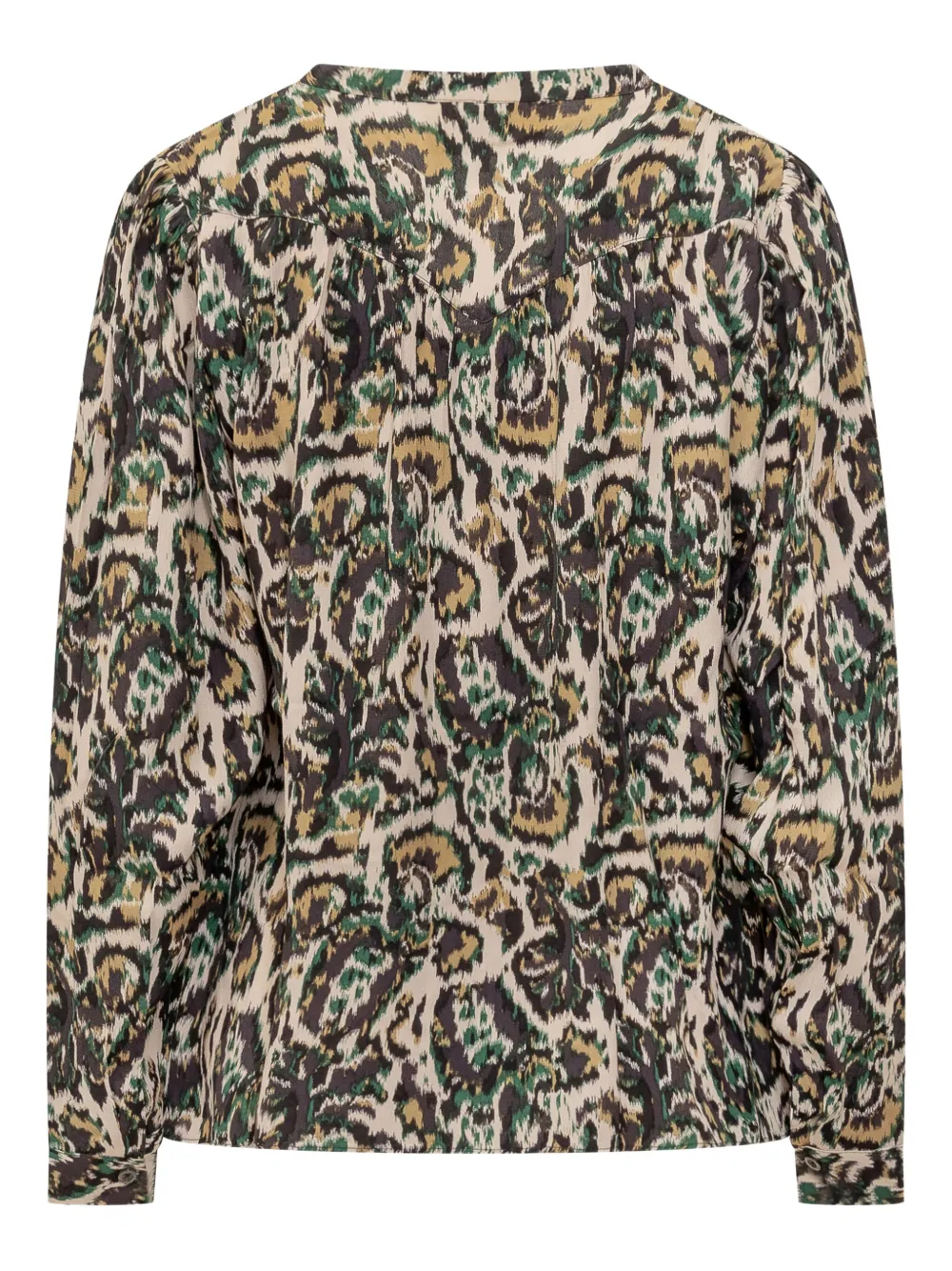 Ba&Sh Onada buttoned-printed shirt - Beige