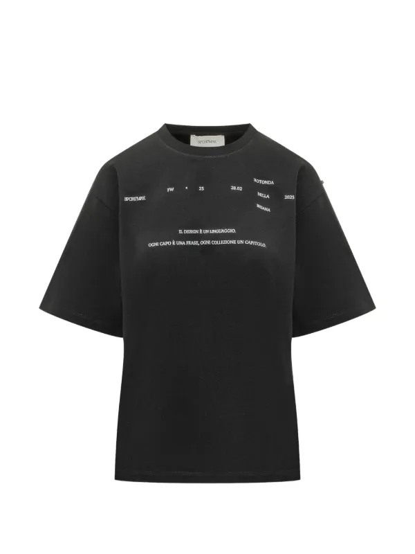 Sportmax Short-sleeve T-shirt in Black
