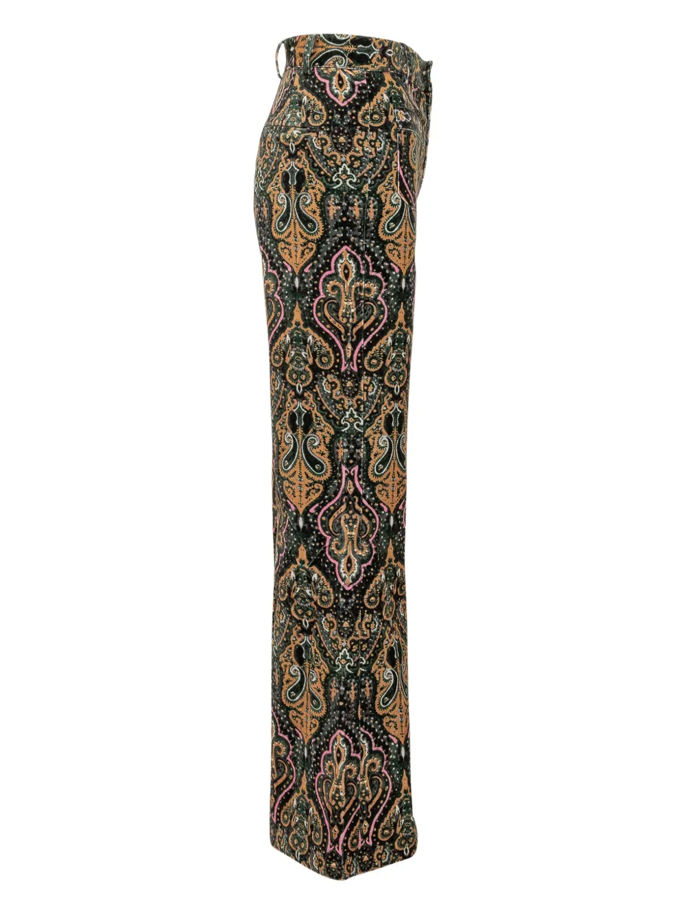 Ba&Sh Swae broek met paisley-print Zwart