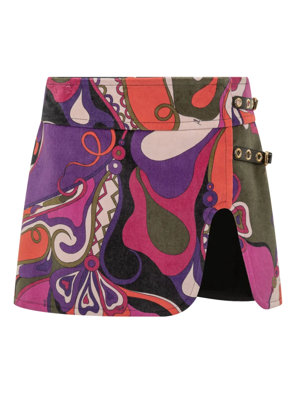 PUCCI buckle mini skirt - Paars