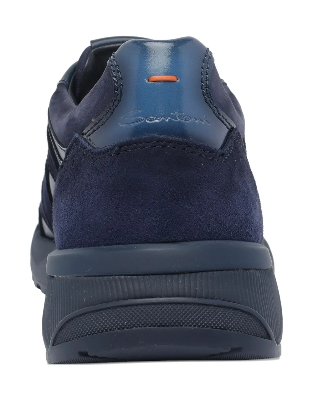 Santoni Sneakers met suède vlakken Blauw