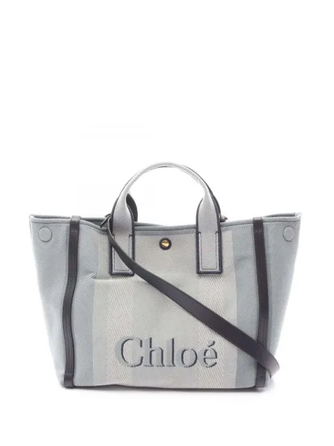 Chloé Pre-Owned 2010-2025 Canvas Carry tote bag