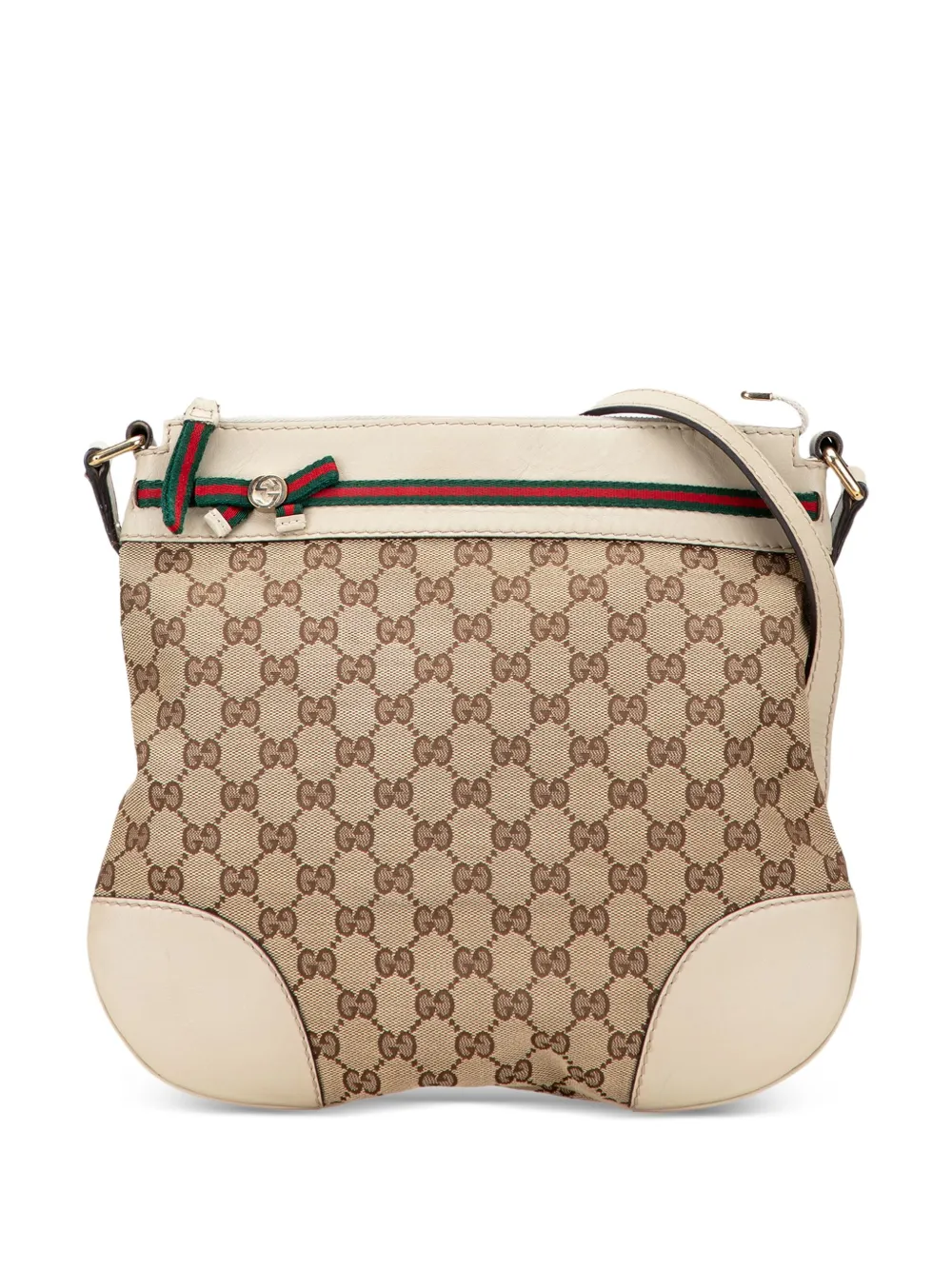Gucci Pre-Owned 2000-2015 GG Canvas Web Mayfair crossbody bag - Marrone
