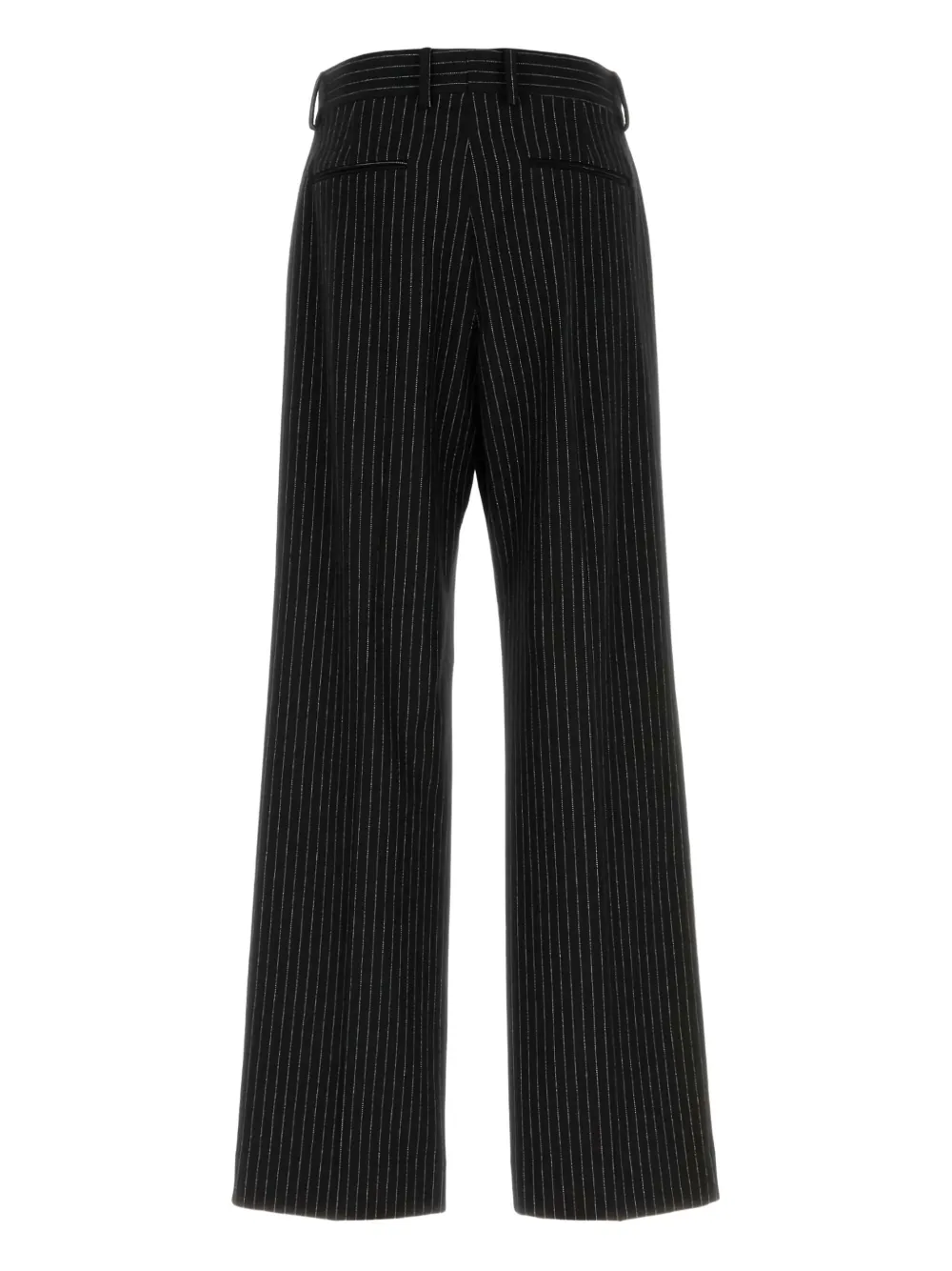 Valentino Garavani Pantalon met krijtstreep - Zwart