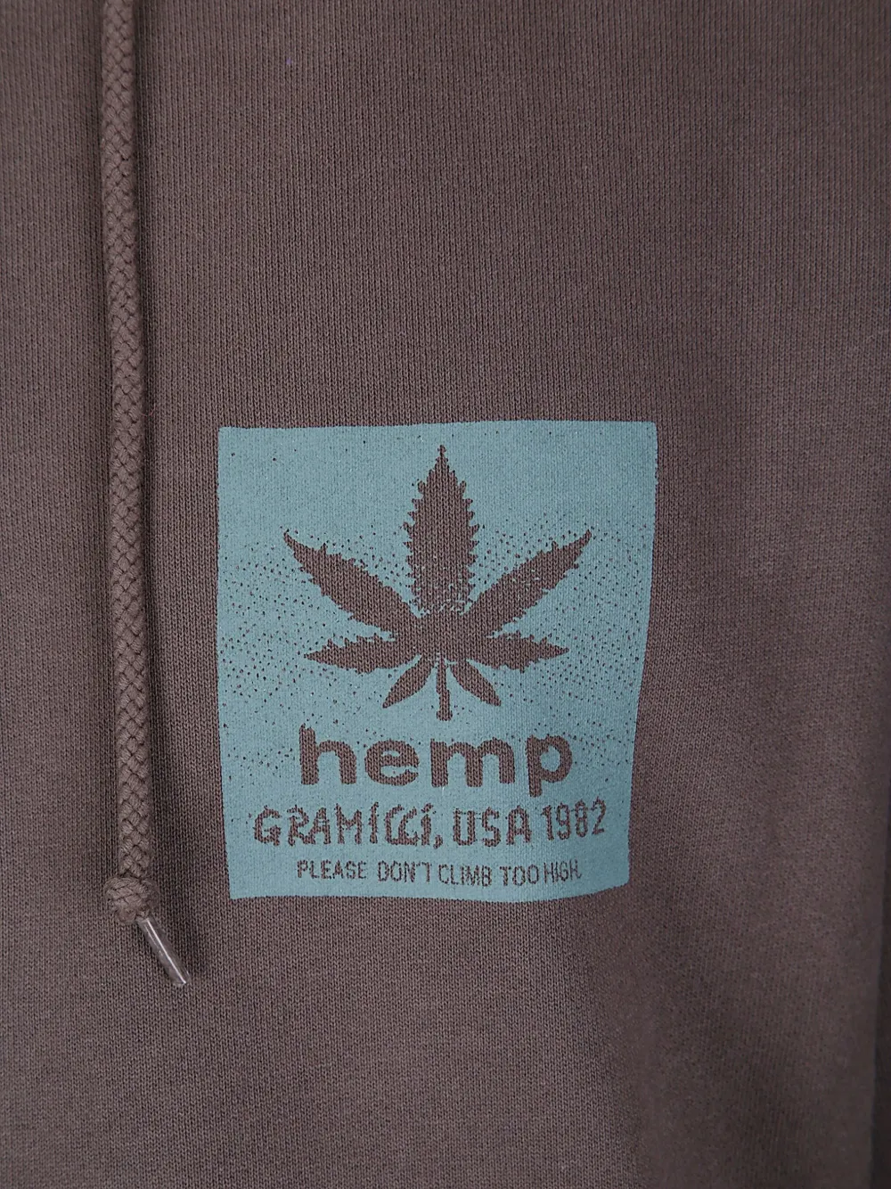 Gramicci Hoodie met capuchon en rits Bruin