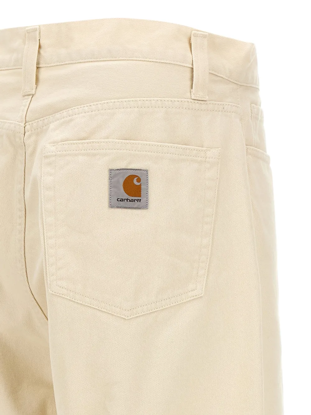 Carhartt WIP Landon jeans met vijf zakken Wit