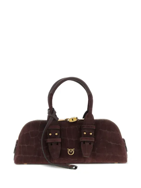 PINKO Escape coconut print love birds handbag
