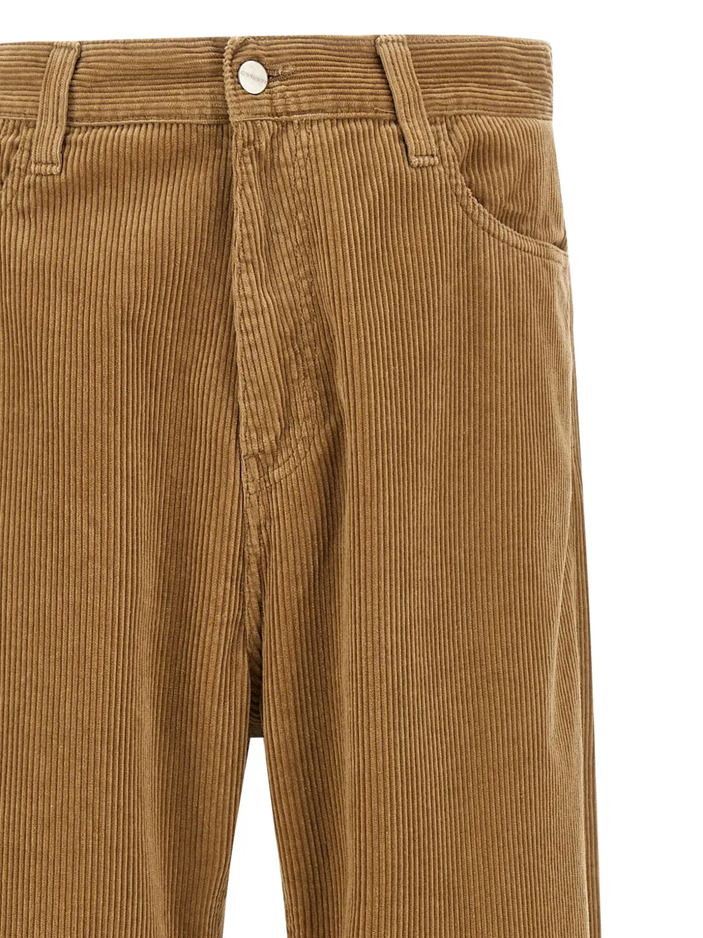 Carhartt WIP Landon geribbelde fluwelen broek Bruin