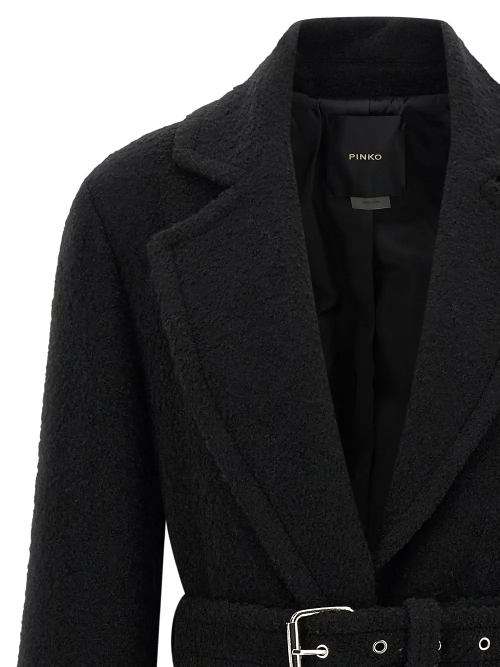 Pinko Cerfoglio Coat In Black