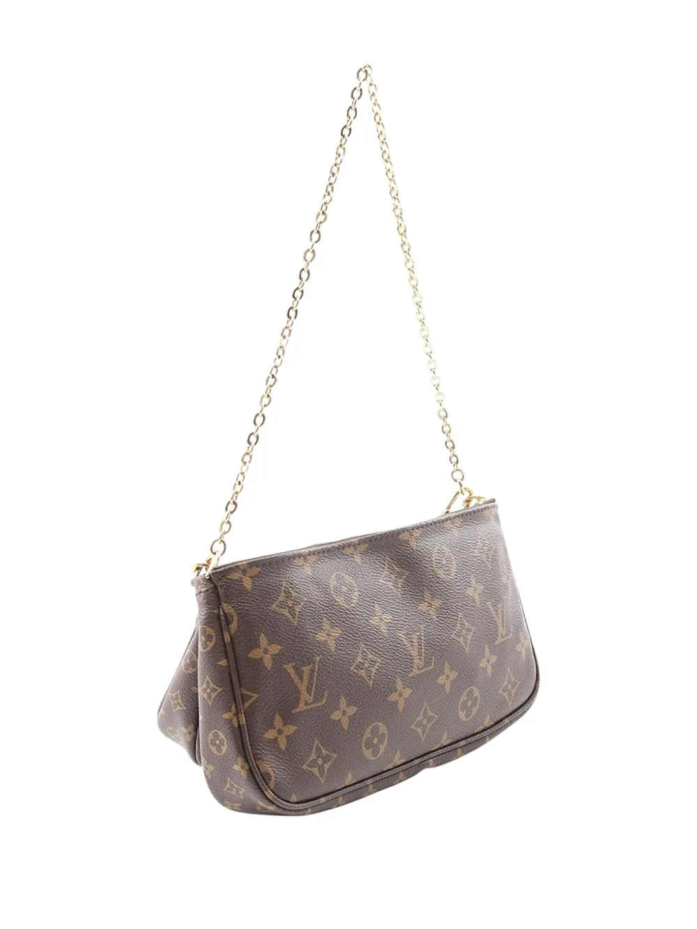 Pre-owned Louis Vuitton 2021-2025 Monogram Multi Pochette Accessoires Satchel In Brown