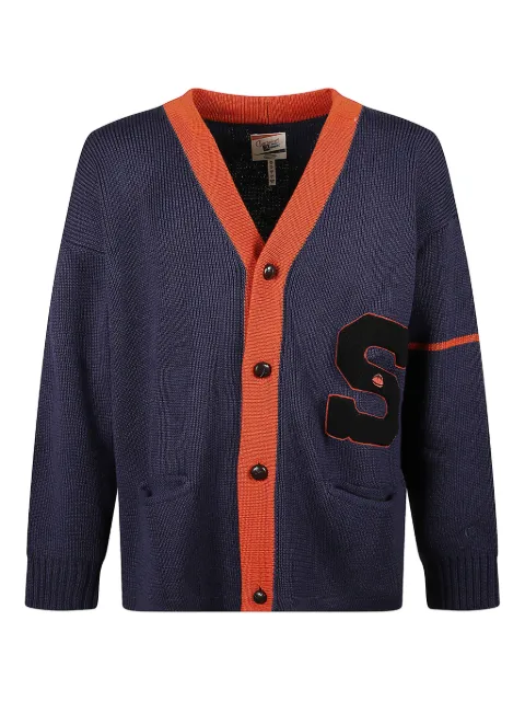 Champion buttoned letter-detail cardigan