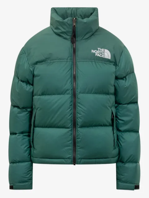 The North Face chamarra con detalles del logo