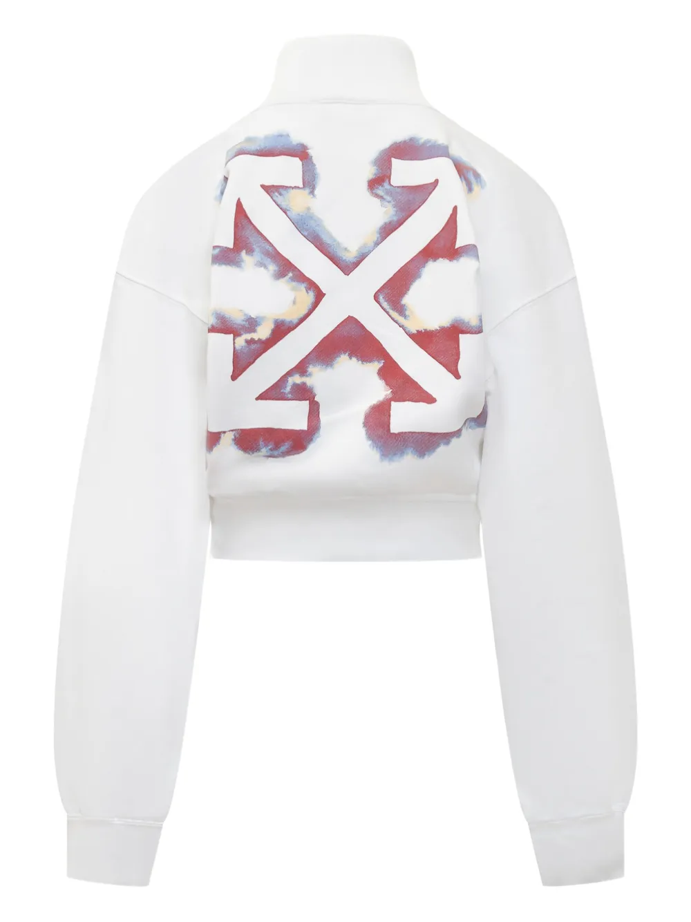 Off-White Arrow sweater met rits Wit