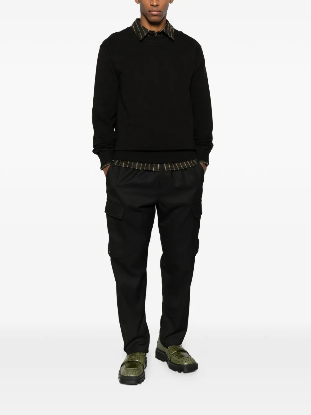 State Of Order Courier Cargo Drawstring Trousers In Black