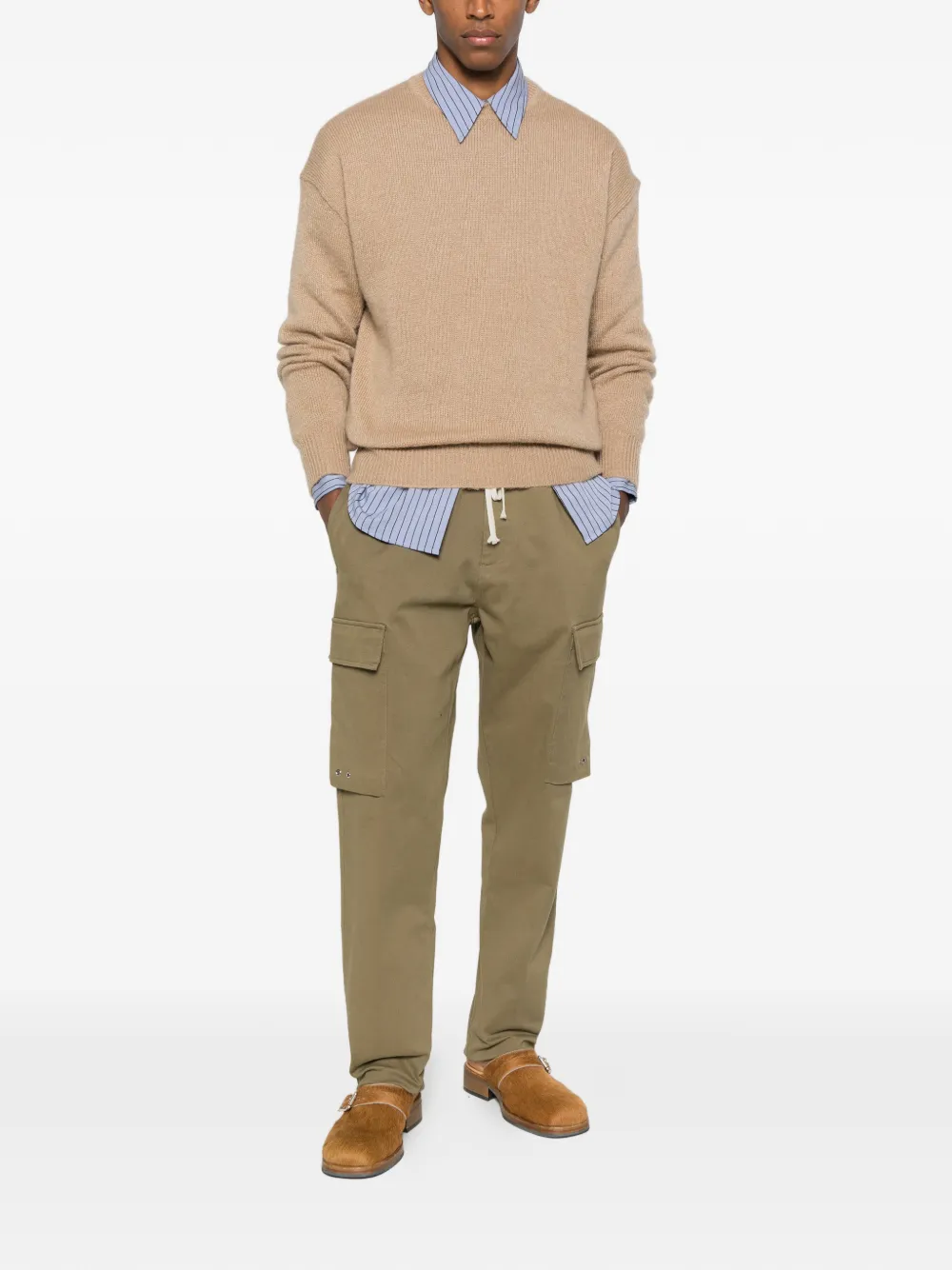 State Of Order Courier Cargo Pocket Trousers In Brown