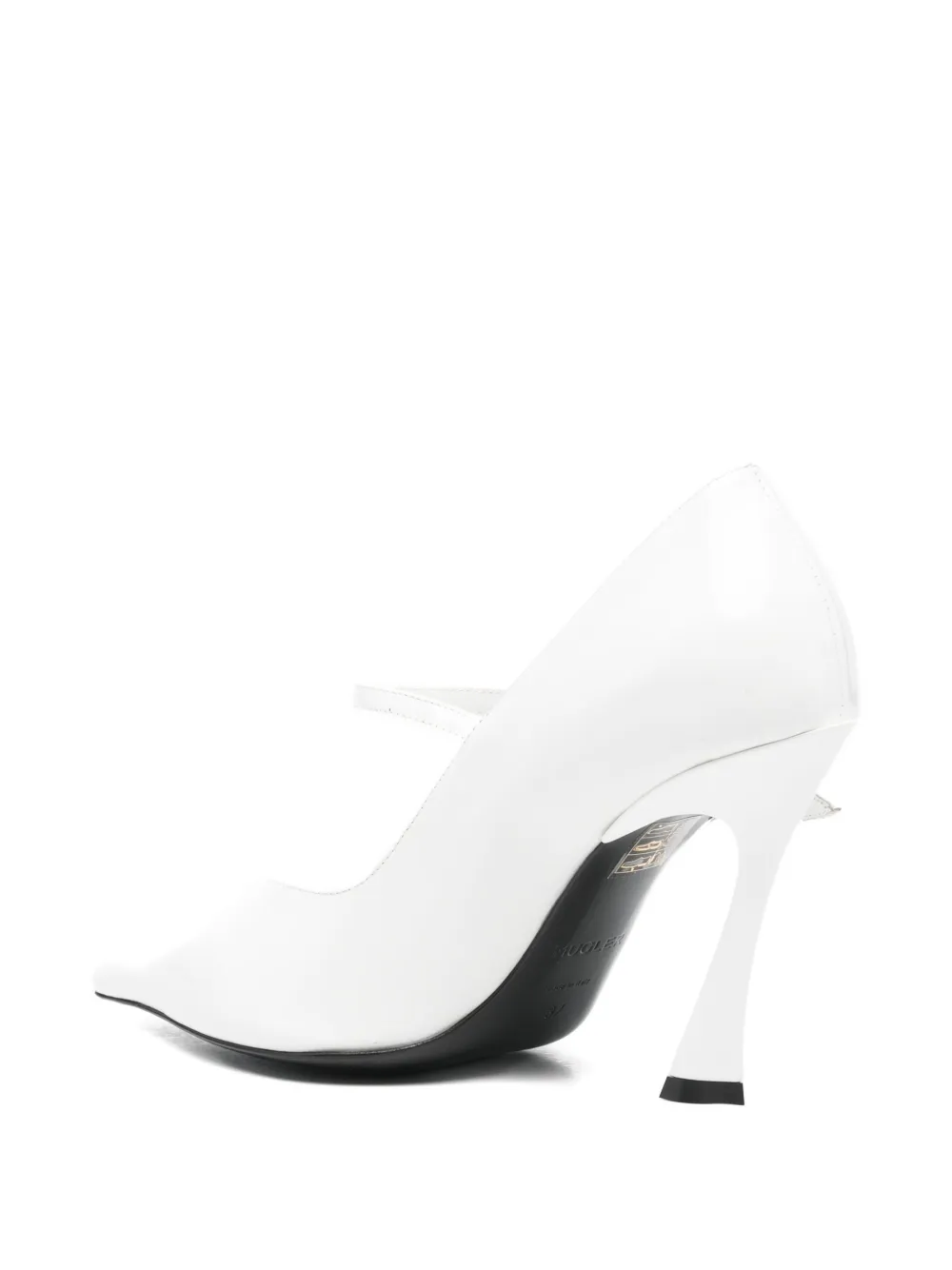 Mugler 100 leren pumps Wit