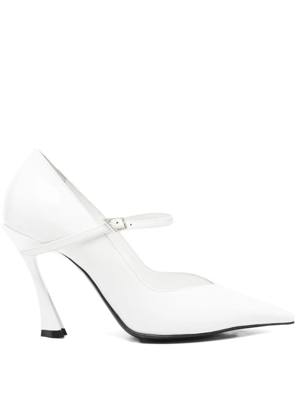 Mugler 100 leren pumps Wit
