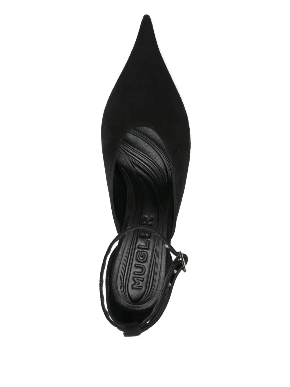 Mugler 100 leren pumps Zwart