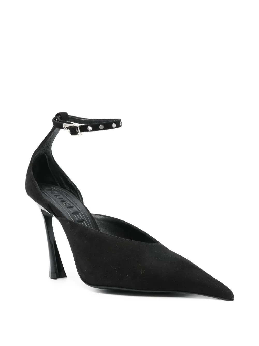 Mugler 100 leren pumps Zwart