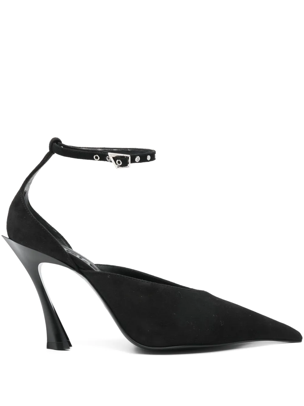 Mugler 100 leren pumps Zwart