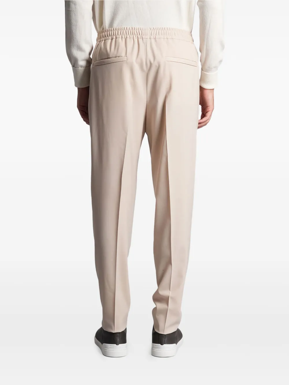 Zegna Broek met geplooide voorkant Beige