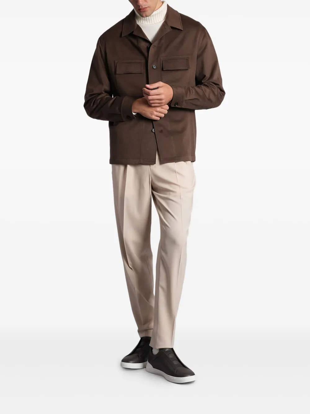 Zegna pleated-front trousers | Tapered Pants | Image 2