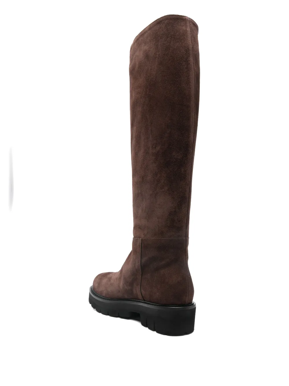 Anna F Platform-sole Boots In Brown