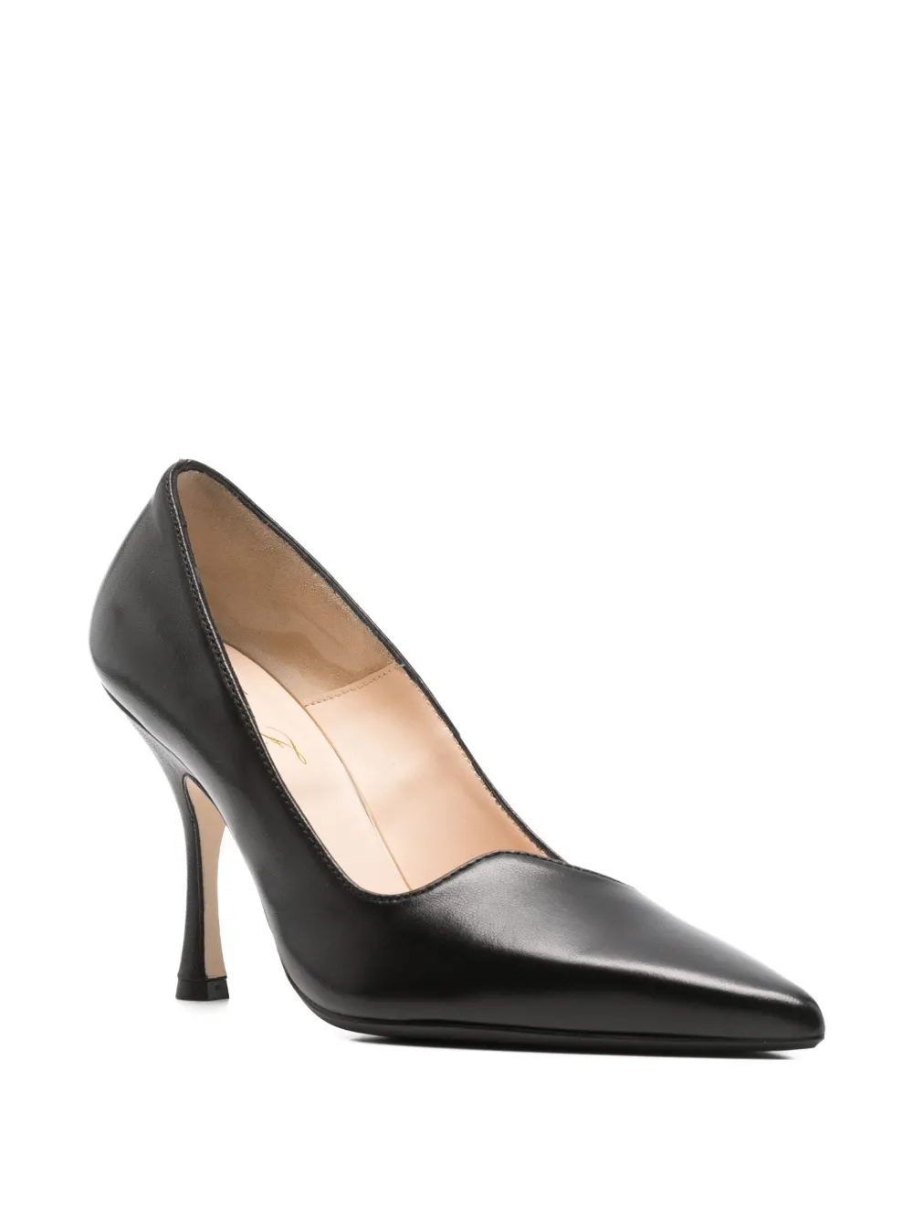 Anna F. Pumps met puntige neus Zwart