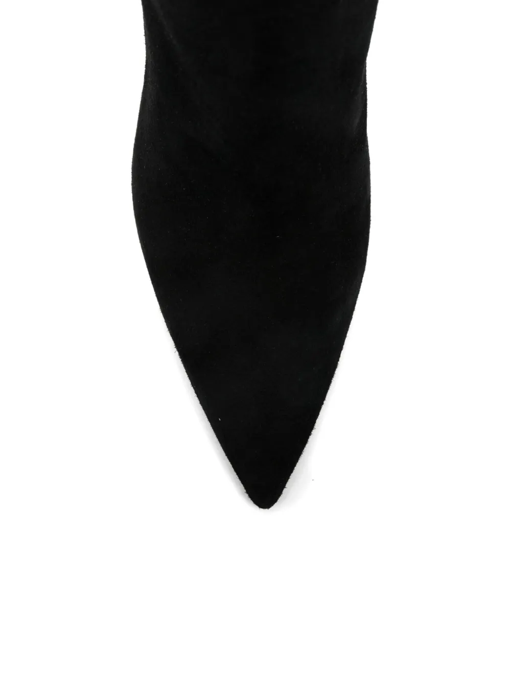 Anna F Pointed-toe Stiletto Boots In Black