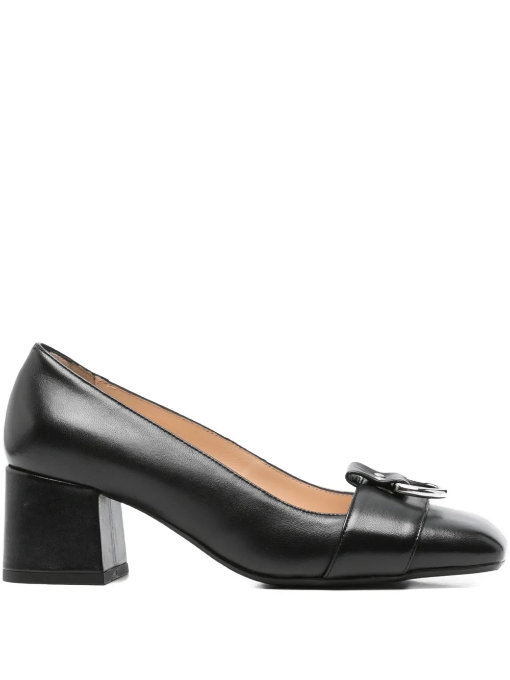 Anna F. Pumps met ring-detail Zwart