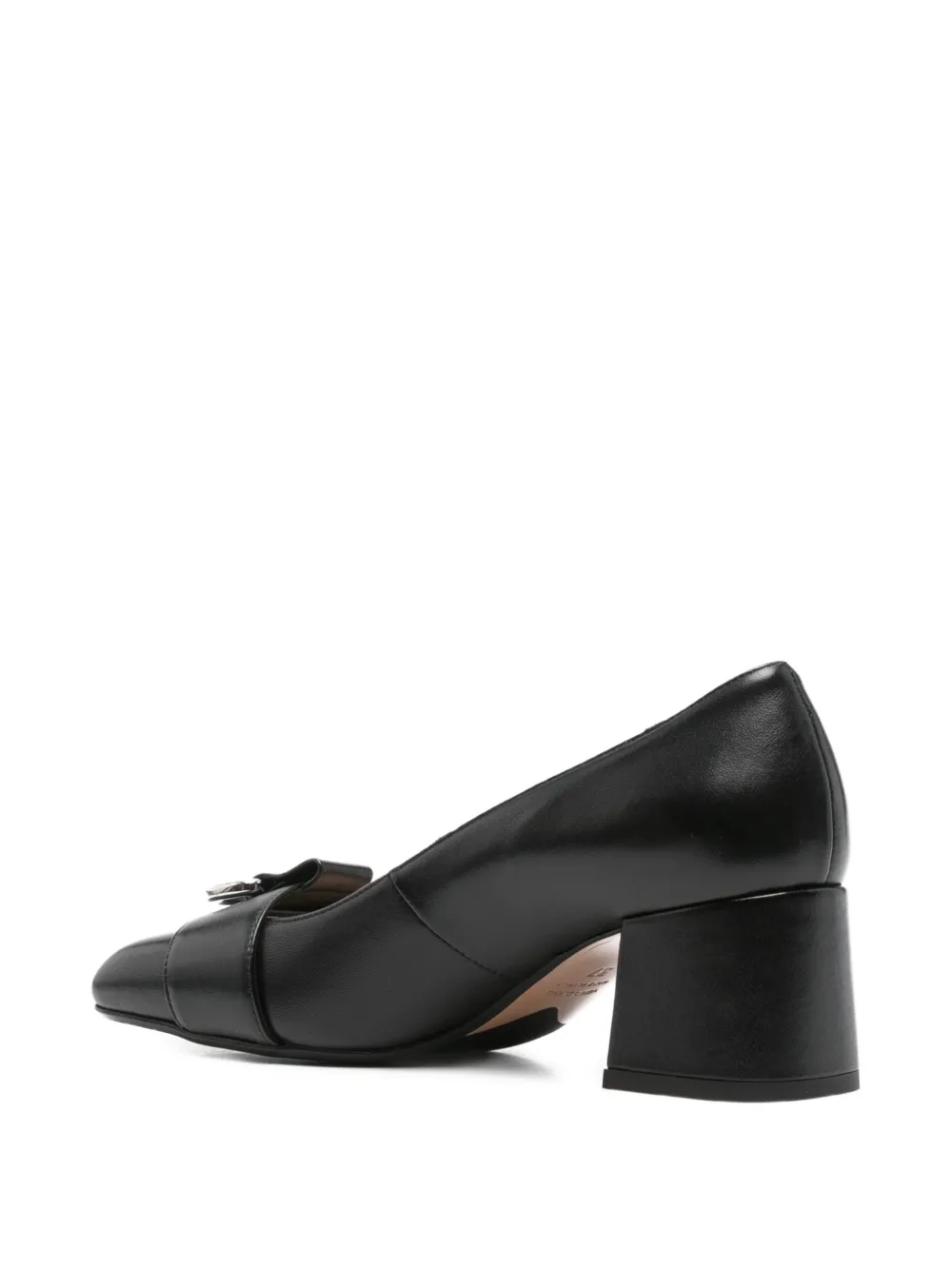 Anna F. Pumps met ring-detail Zwart